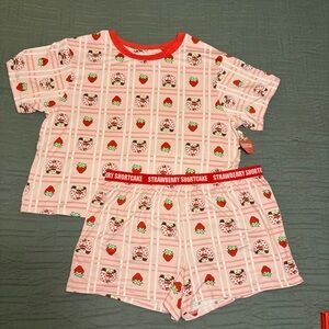 Strawberry Shortcake 2pc Sleepwear Short Set